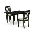thumbnail image 2 of East West Furniture Dining Table- Dining Chairs, NODA3-BLK-C, 2 of 6