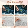 thumbnail image 3 of CHUANK 4 Sheets 16Pcs Wedding Dress Water Soluble Hand Sewing Stabilizers for Fabric 11.6x8.2 Inch Embroidery Stitch Practice Embroidery Patterns Transfers for Embroidery Beginners Lovers, 3 of 9