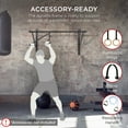 thumbnail image 4 of Best Choice Products 50in Heavy Duty Wall-Mounted Pull Up Bar Home Gym Fitness Workout Chin Up Bar w/ 330lbs Weight Cap, 4 of 6