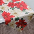 thumbnail image 5 of Camino de mesa navideño Fruta roja Anciano Sombrero Cabeza Claret Flores blancas Mantel Fiesta Cena Decoración Advancent JR0842-04, 5 of 5