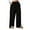 Black, variant on Deago Women's Fleece Lined Sweatpants Wide Leg Thermal Winter Warm Drawstring Baggy Sweat Pants with Pockets (Light Gray, XL)