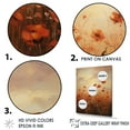 thumbnail image 3 of Designart "Poppies Field Under Copper Clouds I" Poppies Floater Framed Canvas Wall Art, 3 of 5