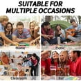 thumbnail image 2 of 1-4 Players Shut The Box Dice Game, Family Wooden Board Table Math Games for Adults and Kids, 8 Dices Classics Games for Classroom,Home,Party or Pub, 2 of 7