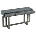thumbnail image 5 of GZXS 57-Inch Long Console Table with Three Storage Drawers, Contemporary Entryway Table for Living Room & Home Decor, Easy Assembly (Antique Gray), 5 of 8