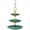 green, variant on Green Solar Floating Fountain & Hanging Bird Bath Feeder