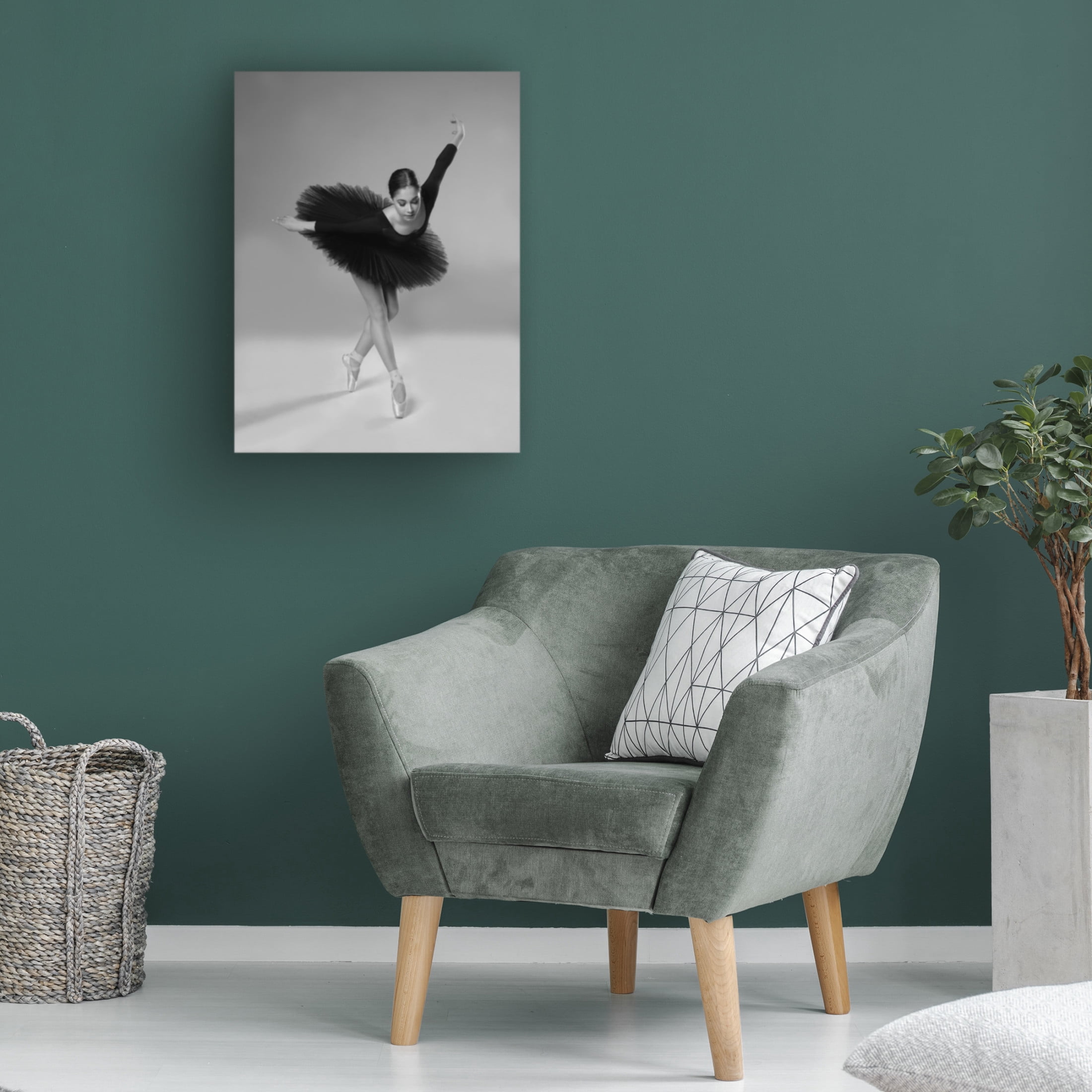 Trademark Fine Art Aneta Nikolova  A swan Canvas Wall Art