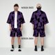 thumbnail image 1 of Demon Slayer Kimetsu Yaiba Japanse Anime Kimono Haori Yukata Cosplay Vrouwen/Mannen Zomer Casual Streetwear Rengoku Kyouju SetM Gao Jinjia LED, 1 of 2