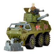Adventure Force Giant Military Helicopter Play Set, 37 Pieces