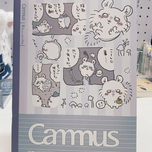 Chiikawa 30 Sheets Notebook Line Paper Journal Diary Sketchbook Office Stationery Notebook Memo Pad for Outdoor Home Office