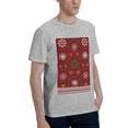 thumbnail image 2 of Bingfone Merry Christmas Men'S Loose Fit Short-Sleeve Pocket T-Shirt, 2 of 7