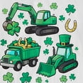 thumbnail image 5 of WUANDIXFA Toddler Boy St Patricks Day Shirt Clover Truck Print Short Sleeve Irish Tee Shirts Top (White, 5-6 Years), 5 of 7