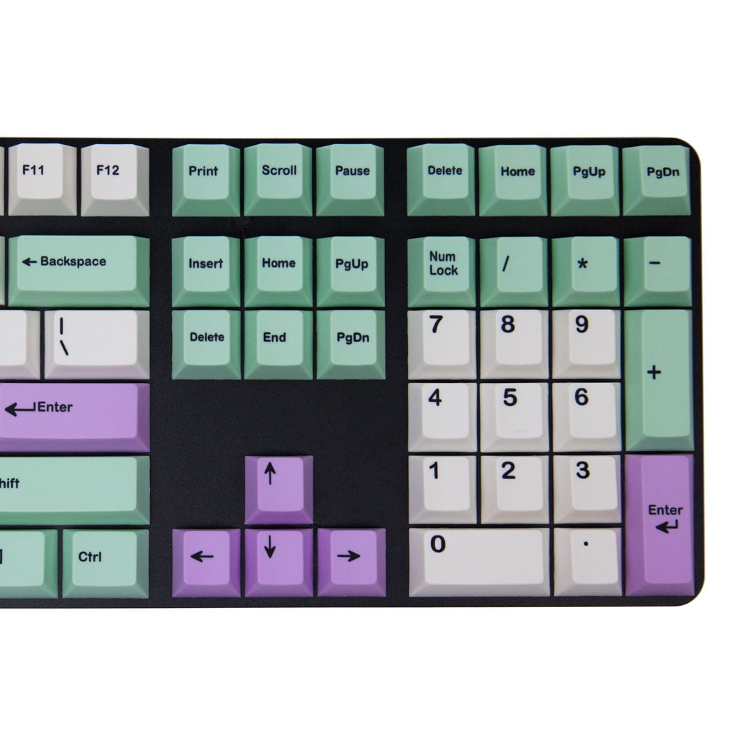 Cherry Profile PBT Mint Ice Cream Keycaps