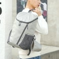 thumbnail image 4 of Mochila plegable portátil de 20 litros con portabotellas impermeable para deportes al aire libre, 4 of 9