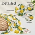 thumbnail image 4 of Summer Yellow Lemons Throw Pillow Covers Fruits Pink Flower Green Leaf Decorative Lumbar Pillow Cover Rectangle Cushion Case for Sofa Couch Bed Living Room Bedroom 24 X 36 Inches, 4 of 9