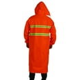 thumbnail image 6 of Waterproof Rain Jacket with Hood, High Visibility Long Reflective Rain Jacket, 6 of 18