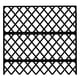 thumbnail image 5 of 71x46x16in steel raised garden cama con trellis privacy screen - planter box con lockable casters y drainage holes para vines y vegetables on patio, deck o yard (negra), 5 of 7