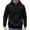 Black, variant on ITSAME Boys Half Zip Hoodie Pullover Long Sleeve Active Fit Casual Sweatshirt with Kangaroo Pocket Size 7