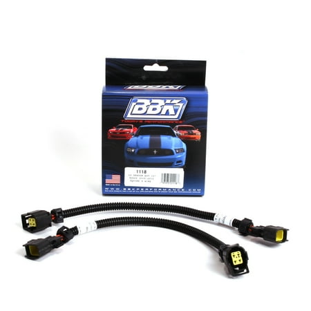 O2 Sensor Connector - BBK Performance 1118 O2 Sensor Wire Extension Harness; Factory Connectors; 12 in. Length; Direct Plug In;