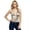 Beige, variant on Ticikt Women's Halter Top, Striped Pattern Mesh Deep V-Neck Sleeveless Blouse, Form-Fitting Y2K Tank,Red