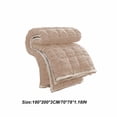 thumbnail image 3 of Thick Velvet Mattress Pad Quilted Flannel Mattress Topper Non Slip Bottom Soft Warm Foldable Bed Pad Polyester Fiber Washable Mattress Protector For Winter Bedding, 3 of 7