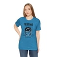 thumbnail image 5 of Women's Testing Female Teacher Test/Exam Day Cotton Shirt, 5 of 9
