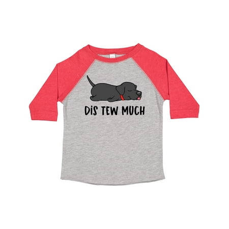 

Inktastic Napping Dis Tew Much Labrador Retriever Gift Toddler Boy or Toddler Girl T-Shirt