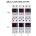 thumbnail image 3 of Multifunctional adjustable voltage current limiting protector self-reset switch dual display protector overvoltage and undervoltage protector, 3 of 7
