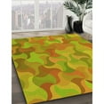 thumbnail image 2 of Ahgly Company Indoor Rectangle Patterned Acid Green Area Rugs, 5' x 7', 2 of 6