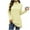 Yellow, variant on ZUKMRJPC Women's Turtleneck Tunic Sweaters Trendy Knitted Cotton Solid Color Sweatshirt Loose Fit Casual Long Sleeve Pullover Tops