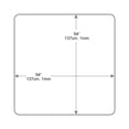 thumbnail image 6 of Dulles Glass Tempered Glass Table Top, 54x54" Square, 1/2" Thick, Bevel, Radius Corners, 6 of 7