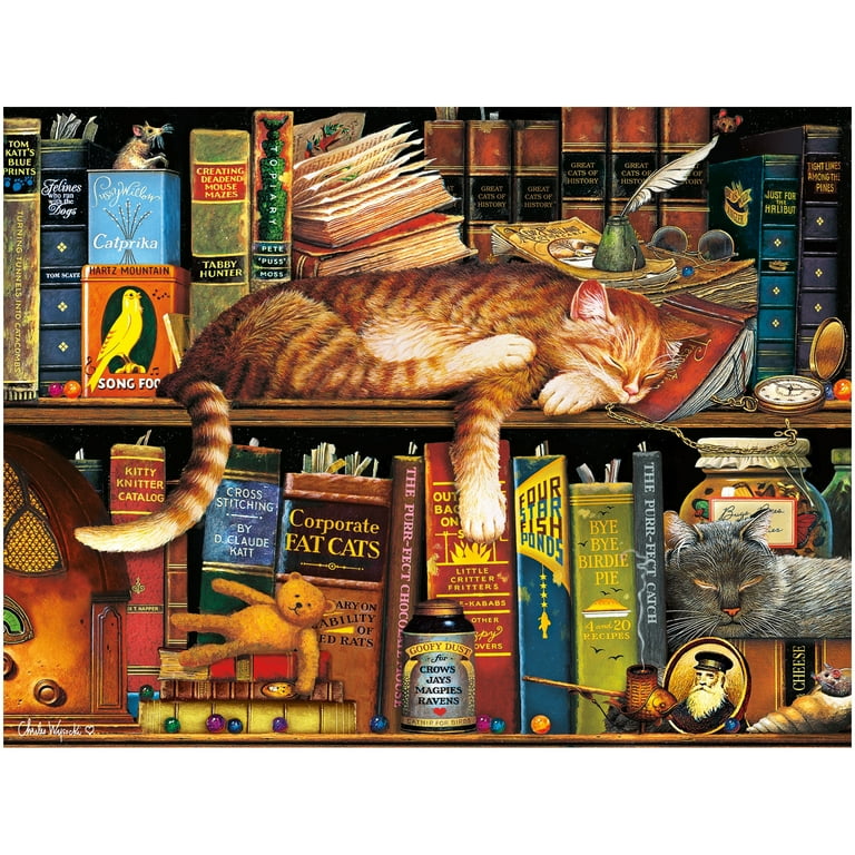 Buffalo Games Wysocki Cats Cat Tales 750 Piece Jigsaw Puzzle