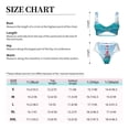 thumbnail image 6 of Wukai Lighthouse Sea Port Women's Bikini Set Two Piece,wimsuit High Waisted V Neck Twist Front Adjustable Spaghetti Straps Bathing Suit-Medium, 6 of 7