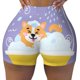 thumbnail image 2 of Fotbe Corgi Washing in Bathtub Shorts Sin Costuras – Shorts Deportivos de Cintura Alta para Mujer, Elásticos para Gimnasio, Yoga, Running o Ciclismo-XX-Large, 2 of 8