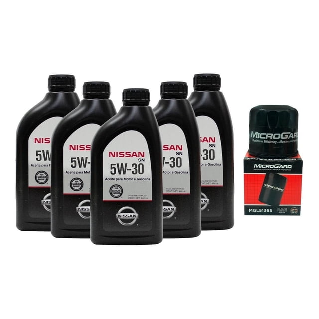 Kit para Cambio de Aceite Mineral 20W50 negro NISSAN ORIGINAL NP300 2.5L 2014 al 2016