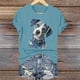 thumbnail image 1 of Tejiojio Women's Animal Printed T-shirt Casual Round Neck Short Sleeve Blouses S-2XL, 1 of 4