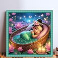 thumbnail image 2 of Hilo Algodón Ecológico Bordado Punto Cruz Princesa Tiana Con 18CT 30x30cm, 2 of 9
