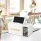 thumbnail image 4 of Desktop Storage Box-mini Transparent Drawer- Multifunctional Tissue Box- Student Office Compartment Organizing Box, 4 of 7