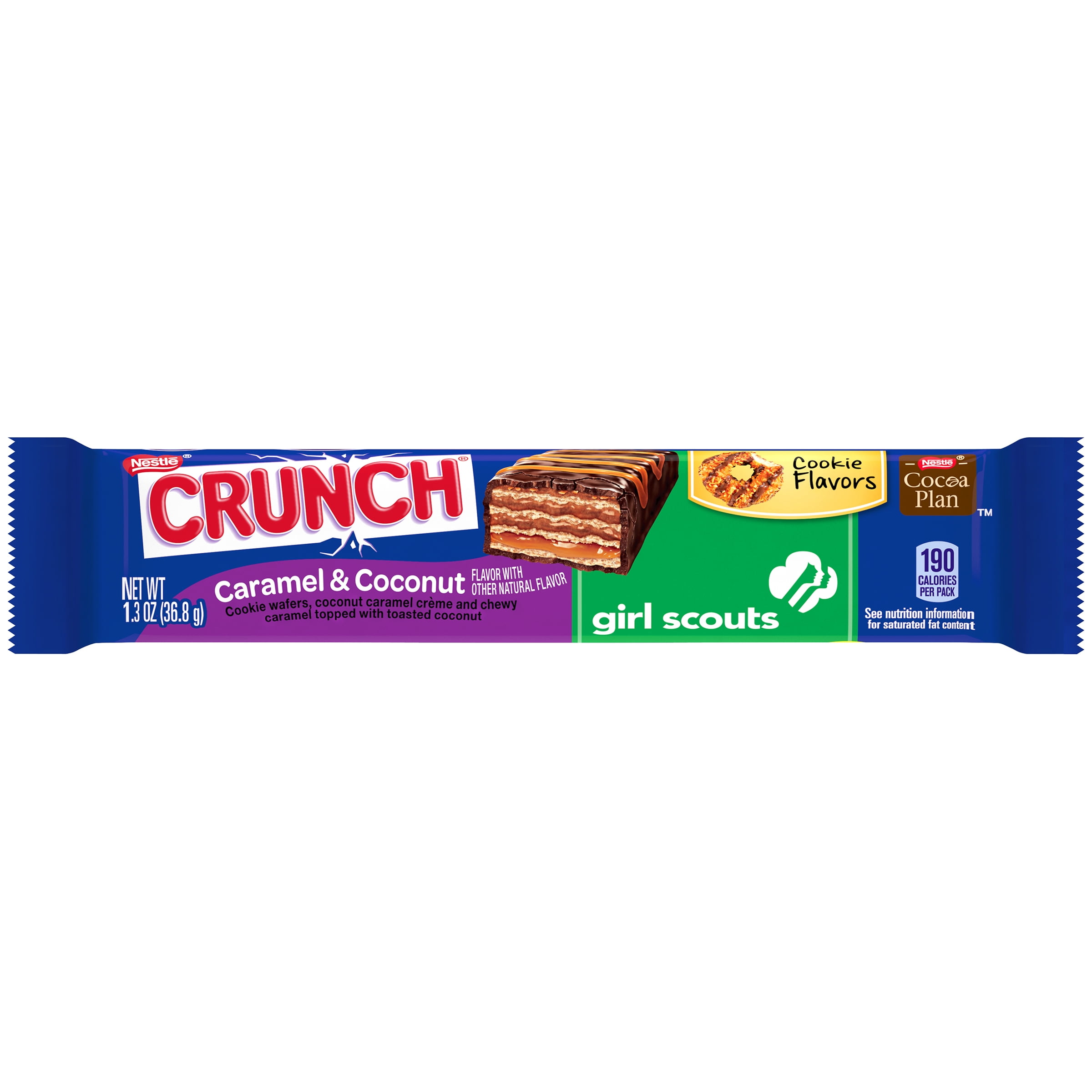NESTLE CRUNCH Girl Scouts Caramel & Coconut Candy Bar 1.3 ...