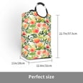 thumbnail image 2 of Disketp Fruits Peach1 Square Laundry Bag Large Collapsible Dirty Clothes Bags With Handles Waterproof Essentials Storage For College Dorm, Family, 2 of 5