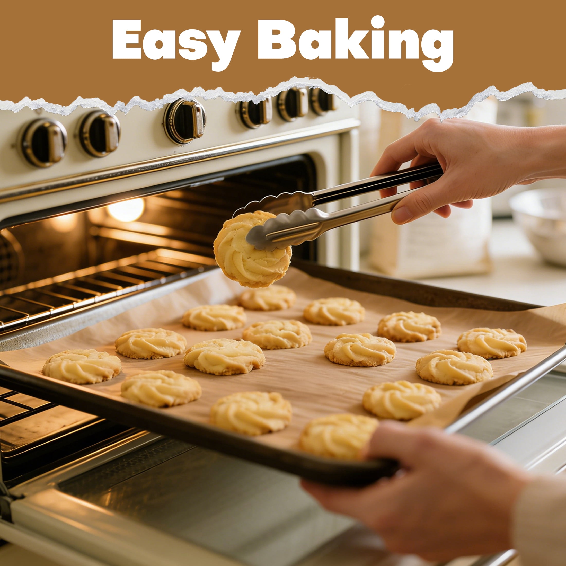 cisilov Parchment Paper Sheets for Baking 200 Count 12"x 16", Heavy Duty No-Stick Unbleached Baking Paper, Pre-cut Half Parchment Paper Sheets for Oven, Air Fryer, Microwave