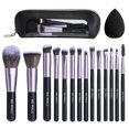 thumbnail image 1 of Set de brochas de maquillaje BS-MALL, 14 unidades, con esponja de maquillaje y funda, 1 of 6