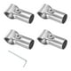 thumbnail image 1 of Uxcell 4-Pack Conector de Tubería Estructural, Abrazaderas en T Conector de Tubería de Acero Inoxidable para Tubería OD 25MM Convert 28MM, 1 of 1