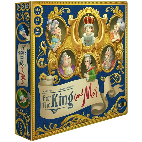 For the King (and Me) - IELLO Board Game, Ages 10 , 2-5 Players, 30 Min