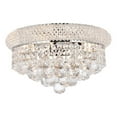 thumbnail image 2 of Elegant Lighting Primo 6-Light Metal & Crystal Flush Mount in Chrome, 2 of 10