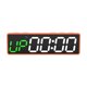 thumbnail image 2 of Bearachild El reloj magnético del gimnasio del contador de tiempo del intervalo personalizado para el control remoto incorporado del gimnasio en Electrónica marco naranja Fuente verde y blanca., 2 of 6