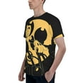 thumbnail image 5 of Unisex Bendy And The Ink Machine 3d Graphic Print Shirts For Mens Womens Casual Short Sleeve Tee Shirts Top, 5 of 6
