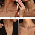 thumbnail image 3 of Turandoss S925 Sterling Silver Chain Necklace for Women 14K White Gold Plated Satellite Bead Chain Choker Dainty Italian Quality Sturdy Hypoallergenic Necklace 14-24 inch Jewelry Gifts for Men Women, 3 of 8