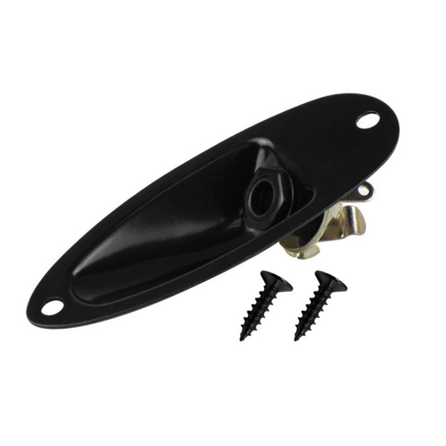 Electric Guitar Boat Socket Metal Acoustic Musical Instrument Pickup Equipment Accessory Replacement for Strat Stratocaster Black