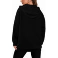 thumbnail image 6 of ONLYSHE Women's Zip Up Hoodies Oversized Fleece Long Sleeve Sweatshirts Casual Fall Jacket Coat with Pocket(S-3XL), 6 of 6