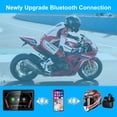 thumbnail image 4 of YCV 5" Wireless CarPlay for Motorcycle Touchscreen with Android Auto, HD Waterproof Screen Portable GPS Navigastion System, Suppo, 4 of 7